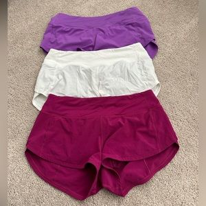 NWOT lululemon speed up 2.5 inch